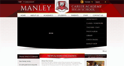 Desktop Screenshot of manleyhighschool.org